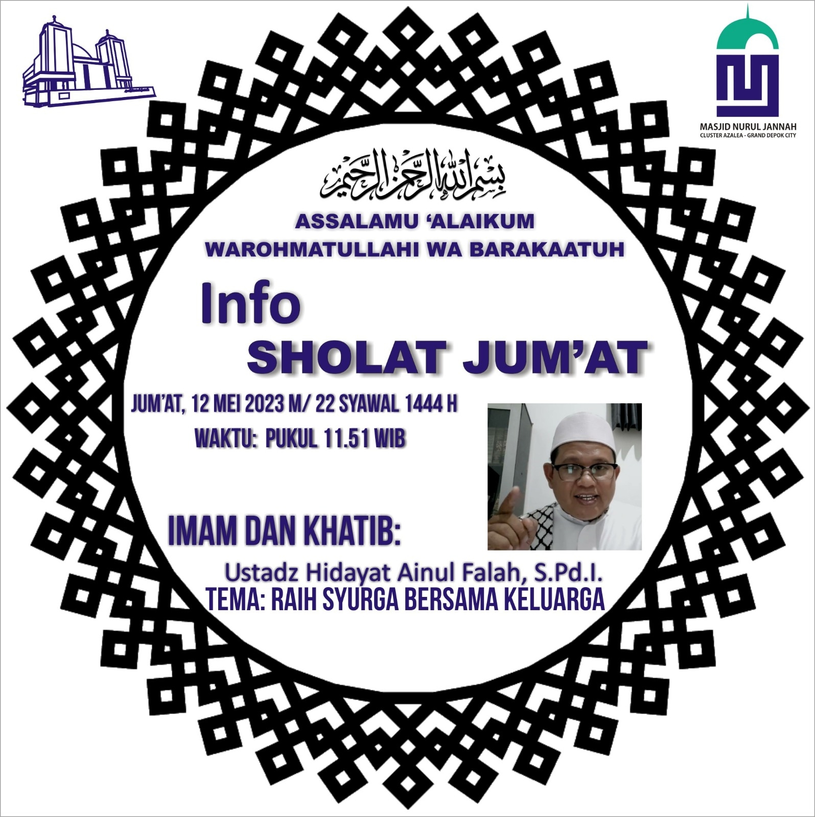 Ibadah Jum'at, 12 Mei 2023